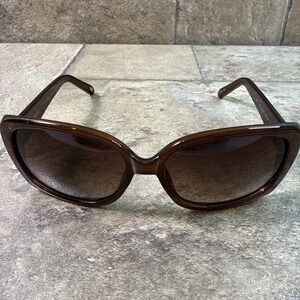 Fossil FW100 Women's Oversized Brown Sunglasses 57-16-125-45mm Gradient Lenses